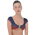 Sky gradient Cap Sleeve Ring Bikini Top View1