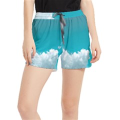 Clouds Hd Wallpaper Women s Runner Shorts by artworkshop