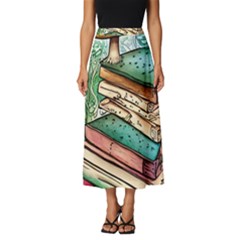 Sacred Mushroom Spell Charm Classic Midi Chiffon Skirt by GardenOfOphir