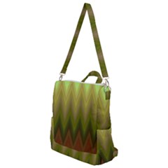 Zig Zag Chevron Classic Pattern Crossbody Backpack by Celenk