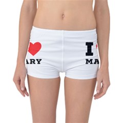 I Love Mary Reversible Boyleg Bikini Bottoms by ilovewhateva