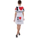 I love patricia Short Sleeve Shoulder Cut Out Dress  View2