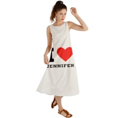 I Love Jennifer  Summer Maxi Dress by ilovewhateva