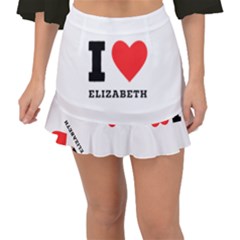 I Love Elizabeth  Fishtail Mini Chiffon Skirt by ilovewhateva