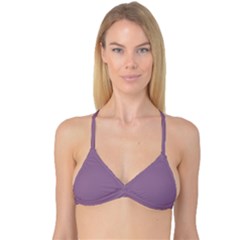 Dusty Lavender Purple	 - 	reversible Tri Bikini Top by ColorfulSwimWear