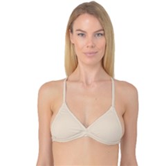 Butter Cream	 - 	reversible Tri Bikini Top by ColorfulSwimWear