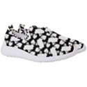 Playful Pups Black and White Pattern Men s Slip On Sneakers View3