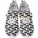 Playful Pups Black and White Pattern Men s Velcro Strap Shoes View1