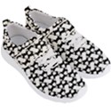 Playful Pups Black and White Pattern Men s Velcro Strap Shoes View3