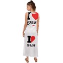 I love susan V-Neck Chiffon Maxi Dress View2