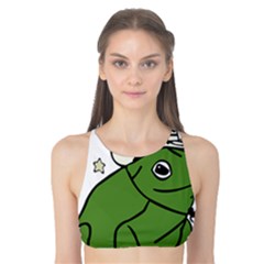 Frog With A Cowboy Hat Tank Bikini Top by Teevova