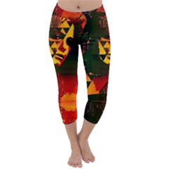 Counting Coup Capri Winter Leggings  by MRNStudios