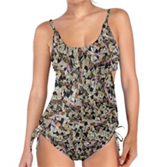 Mystic Geometry Abstract Print Tankini Set by dflcprintsclothing