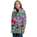 Conjuration Mushroom Kid s Hooded Longline Puffer Jacket View3