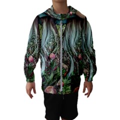 Craft Mushroom Kids  Hooded Windbreaker by GardenOfOphir