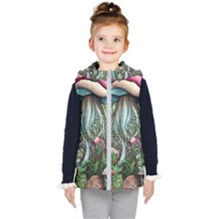 Craft Mushroom Kids  Hooded Puffer Vest by GardenOfOphir