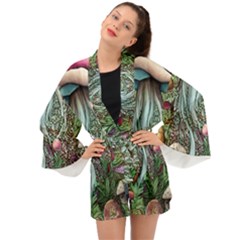 Craft Mushroom Long Sleeve Kimono by GardenOfOphir