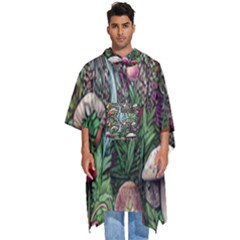 Craft Mushroom Men s Hooded Rain Ponchos by GardenOfOphir