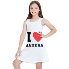 I Love Sandra Kids  Lightweight Sleeveless Dress by ilovewhateva