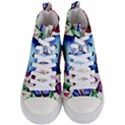 Tiny Mushroom Forest Scene Women s Mid-Top Canvas Sneakers View1