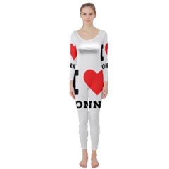 I Love Donna Long Sleeve Catsuit by ilovewhateva