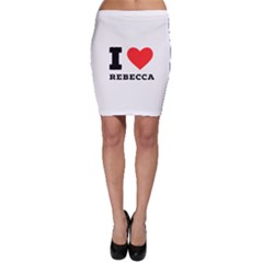 I Love Rebecca Bodycon Skirt by ilovewhateva