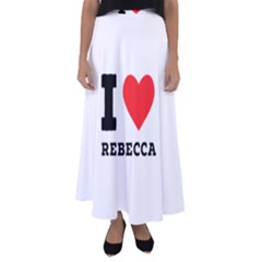 I Love Rebecca Flared Maxi Skirt by ilovewhateva