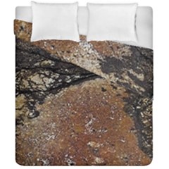 Rustic Charm Abstract Print Duvet Cover Double Side (california King Size) by dflcprintsclothing