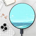 Ai Generated Ocean Waves Sea Water Anime Wireless Fast Charger(Black) View1