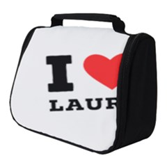 I Love Laura Full Print Travel Pouch (small) by ilovewhateva