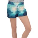 Ai Generated River Forest Woods Outdoors Velour Lounge Shorts View1