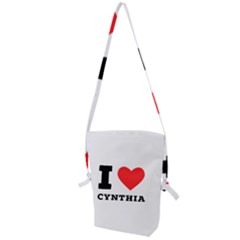 I Love Cynthia Folding Shoulder Bag by ilovewhateva