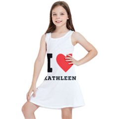 I Love Kathleen Kids  Lightweight Sleeveless Dress by ilovewhateva