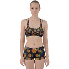 Pineapple Background Pineapple Pattern Perfect Fit Gym Set by Wegoenart