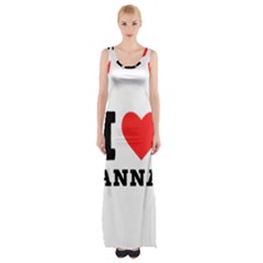 I Love Anna Thigh Split Maxi Dress by ilovewhateva