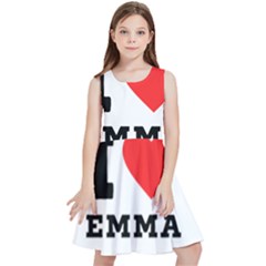 I Love Emma Kids  Skater Dress by ilovewhateva