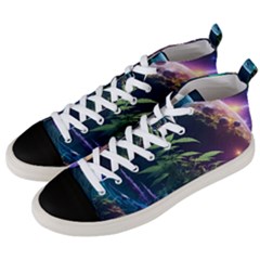 Fantasypeople Mysticism Composing Men s Mid-top Canvas Sneakers by Jancukart