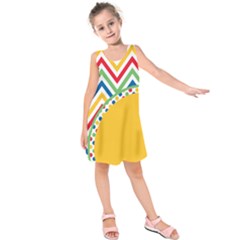 Pattern 32 Kids  Sleeveless Dress by GardenOfOphir