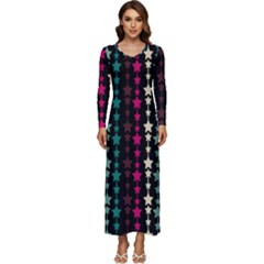 Pattern 48 Long Sleeve Longline Maxi Dress by GardenOfOphir