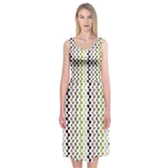 Pattern 51 Midi Sleeveless Dress by GardenOfOphir