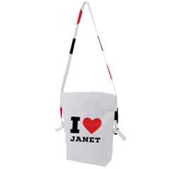 I Love Janet Folding Shoulder Bag by ilovewhateva