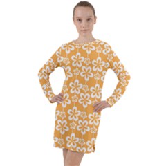 Pattern 110 Long Sleeve Hoodie Dress by GardenOfOphir