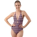 Pattern 151 Halter Cut-Out One Piece Swimsuit View1