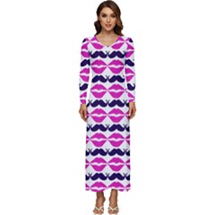 Pattern 177 Long Sleeve Longline Maxi Dress by GardenOfOphir