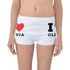 I Love Olivia Reversible Boyleg Bikini Bottoms by ilovewhateva