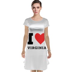 I Love Virginia Cap Sleeve Nightdress by ilovewhateva