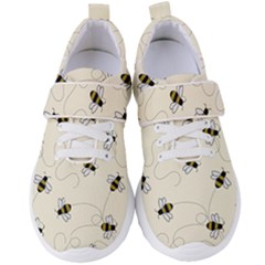 Insects Bees Digital Paper Women s Velcro Strap Shoes by Semog4