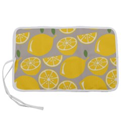 Lemon Background Lemon Wallpaper Pen Storage Case (m) by Semog4