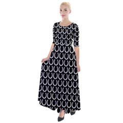 Pattern 222 Half Sleeves Maxi Dress by GardenOfOphir