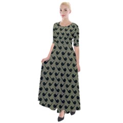 Pattern 266 Half Sleeves Maxi Dress by GardenOfOphir